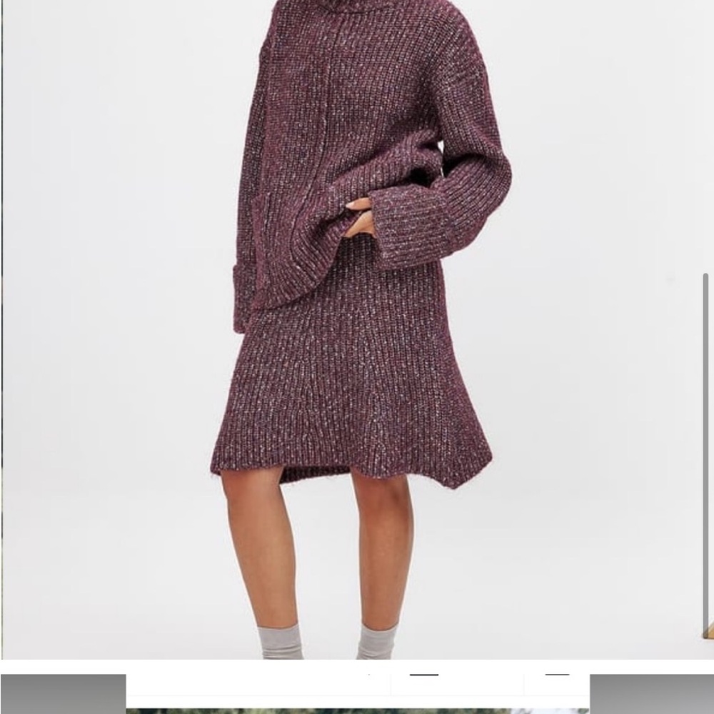 Cozy Knit Sweater 
and Skirt Set (sold separately)